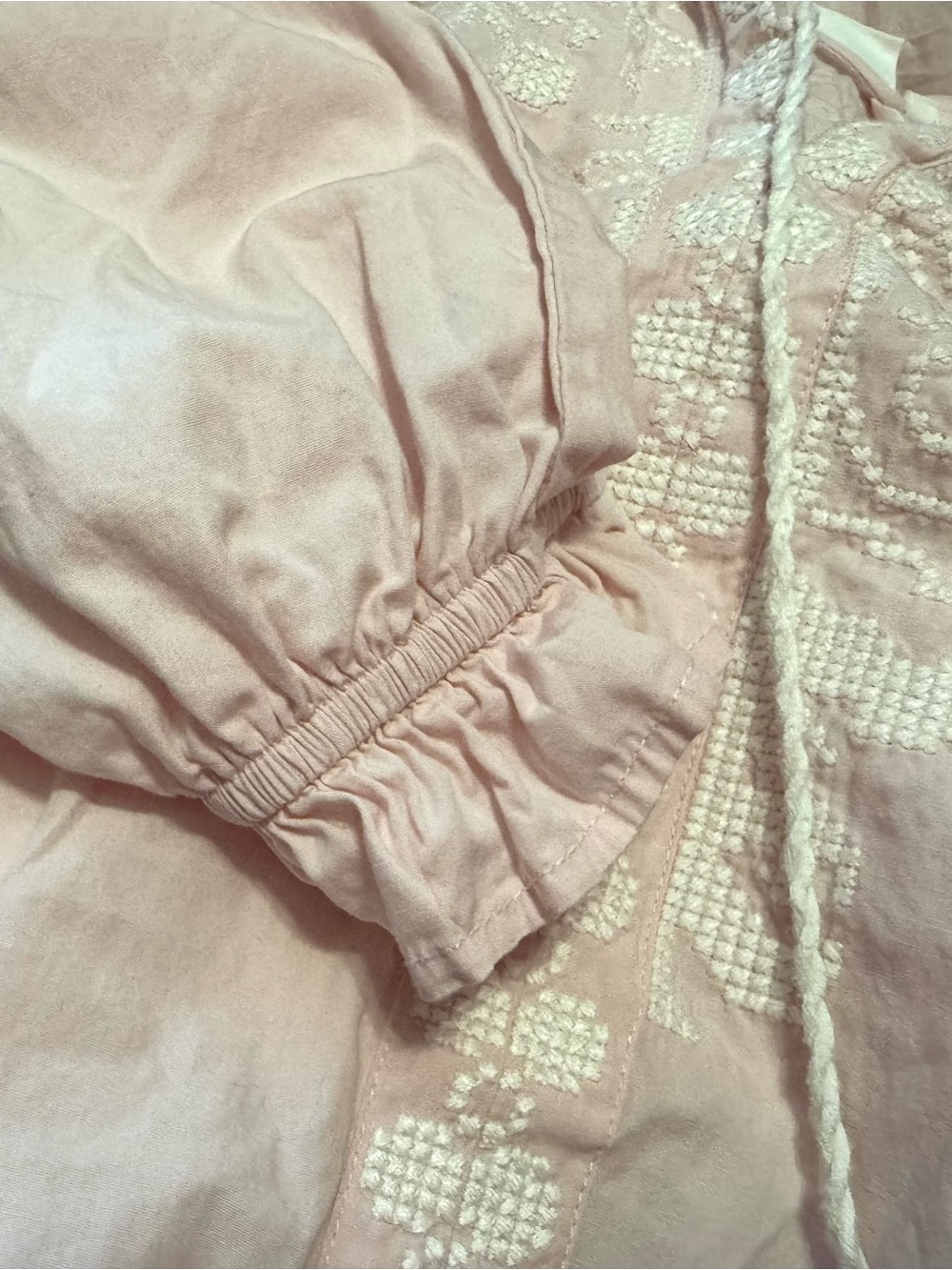 Julia Amory Embroidered Cotton Coatue Resort Maxi Dress Ballet Pink Size Small - Picture 12 of 16